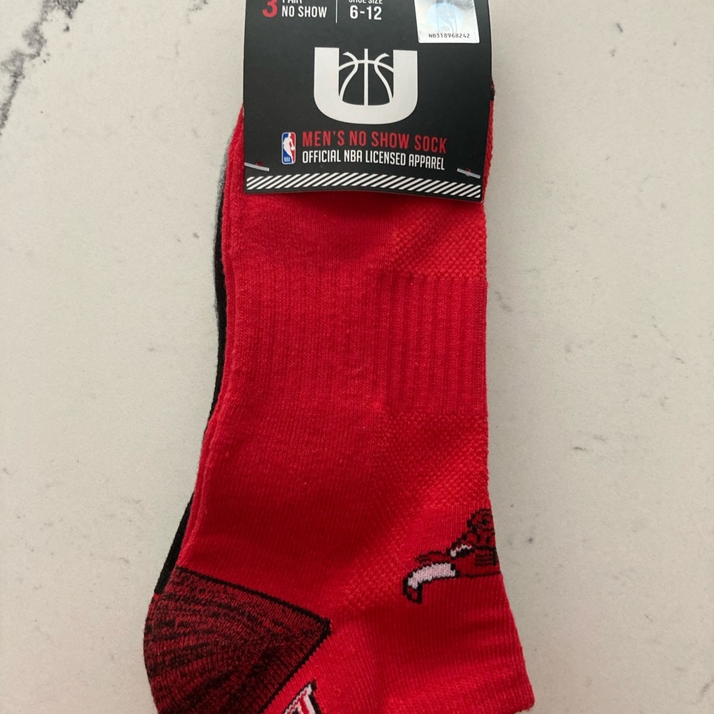 Chicago Bulls No show socks